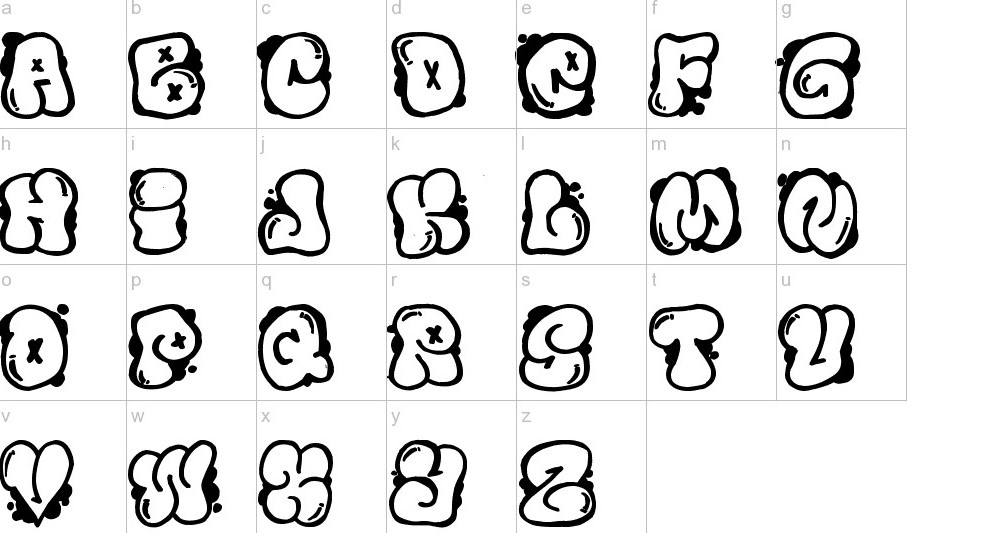 free bubble font for mac